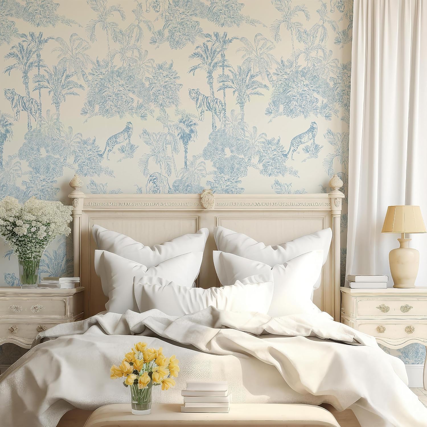 Toile de Jouy Scenic Wallpaper: Pattern Repeat Math, Sample Policy, and the Rooms Where It Actually Works
